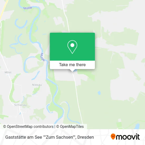 Карта Gaststätte am See ""Zum Sachsen""