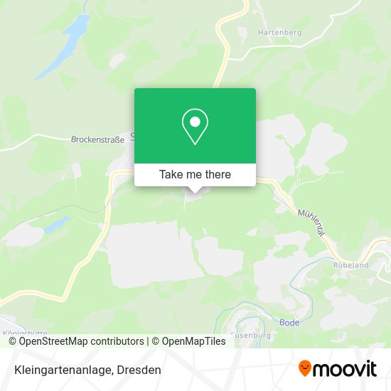 Карта Kleingartenanlage