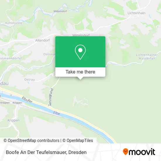 Карта Boofe An Der Teufelsmauer