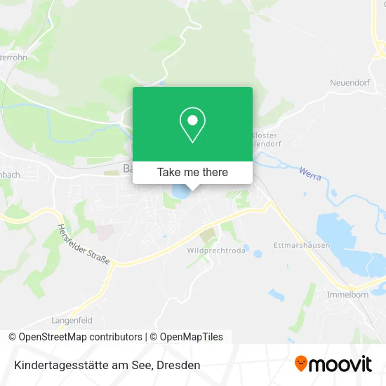Карта Kindertagesstätte am See