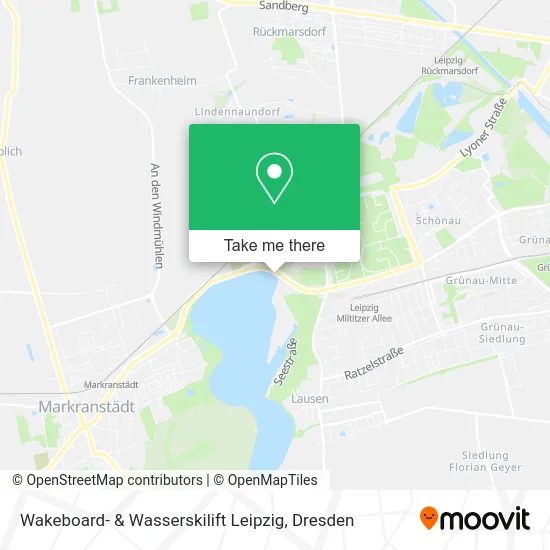 Карта Wakeboard- & Wasserskilift Leipzig