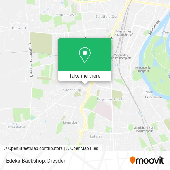 Карта Edeka Backshop