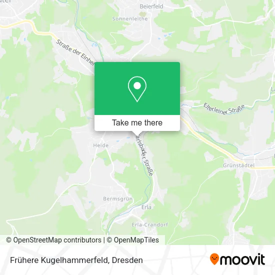Карта Frühere Kugelhammerfeld