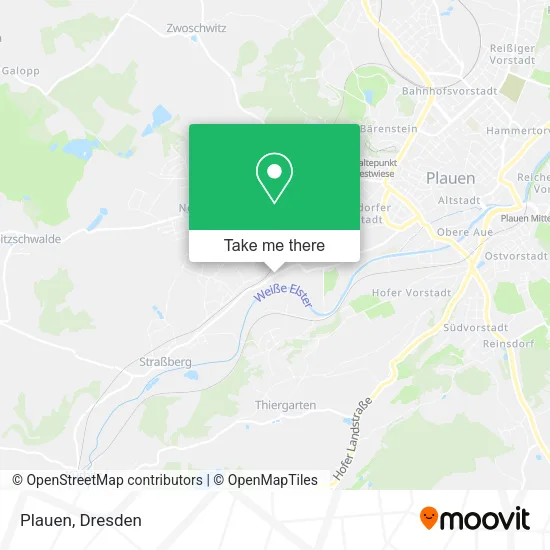 Карта Plauen