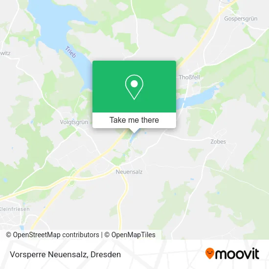 Карта Vorsperre Neuensalz