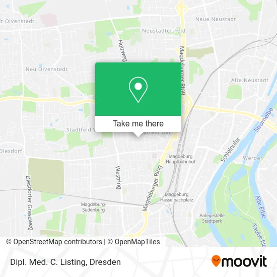 Карта Dipl. Med. C. Listing