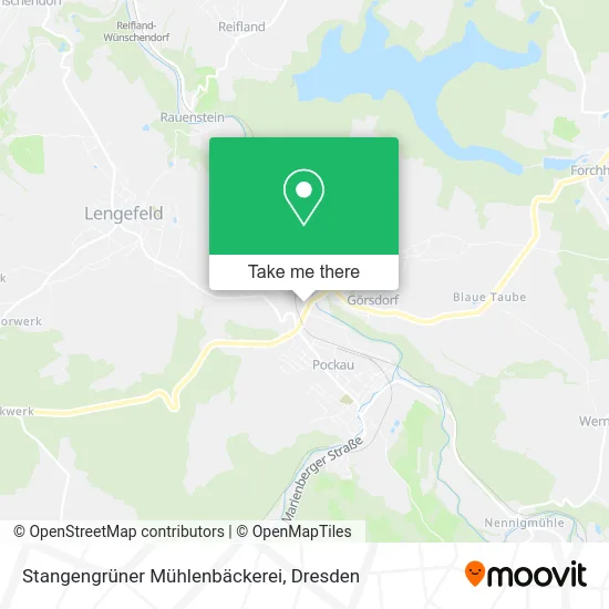 Карта Stangengrüner Mühlenbäckerei
