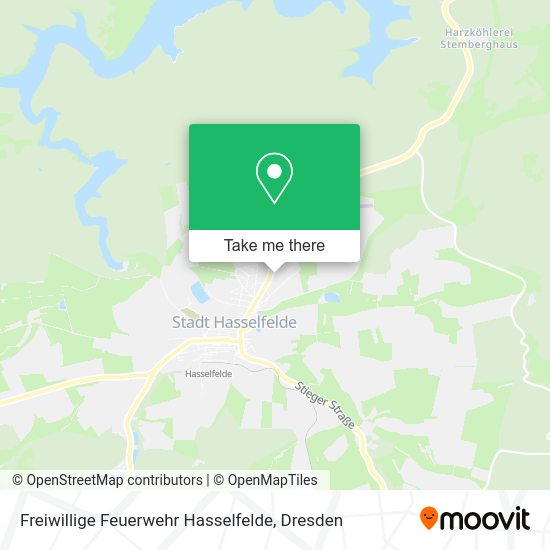 Карта Freiwillige Feuerwehr Hasselfelde