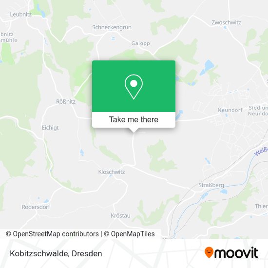 Карта Kobitzschwalde