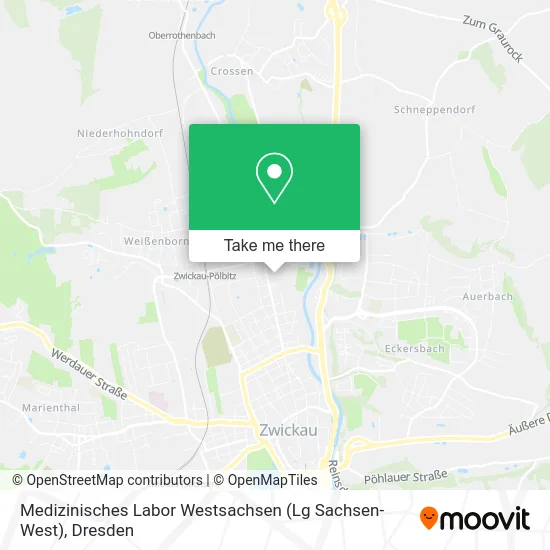 Карта Medizinisches Labor Westsachsen (Lg Sachsen-West)
