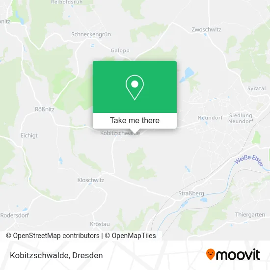 Карта Kobitzschwalde