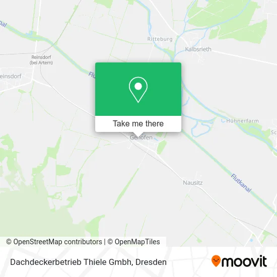Карта Dachdeckerbetrieb Thiele Gmbh