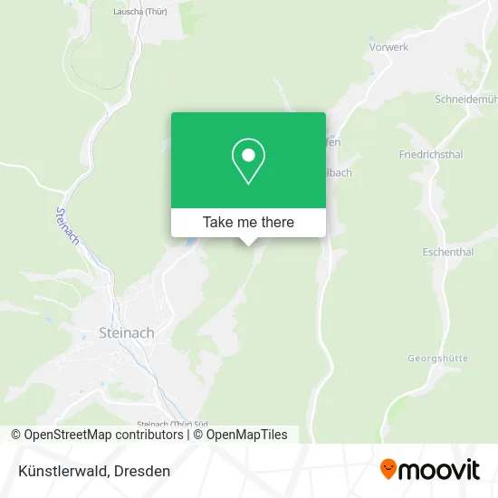 Карта Künstlerwald