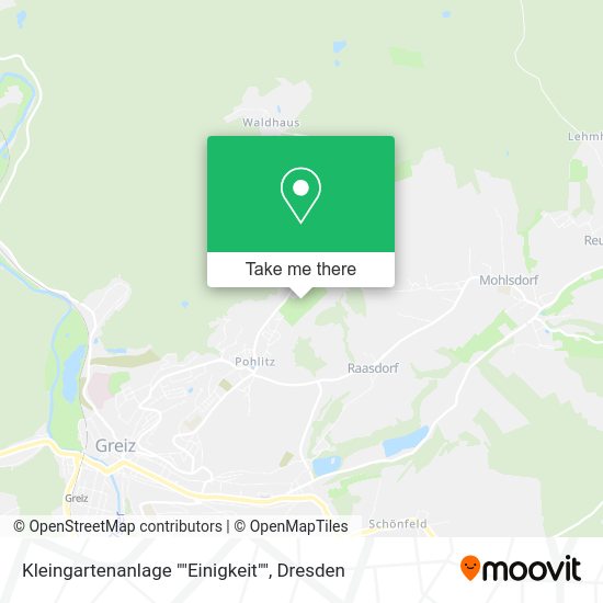 Карта Kleingartenanlage ""Einigkeit""
