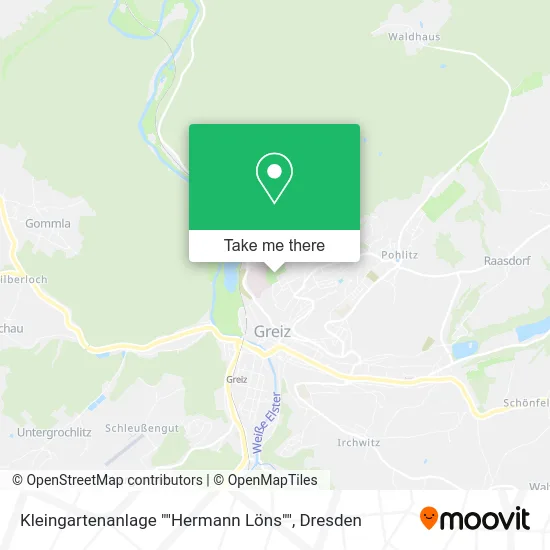 Карта Kleingartenanlage ""Hermann Löns""
