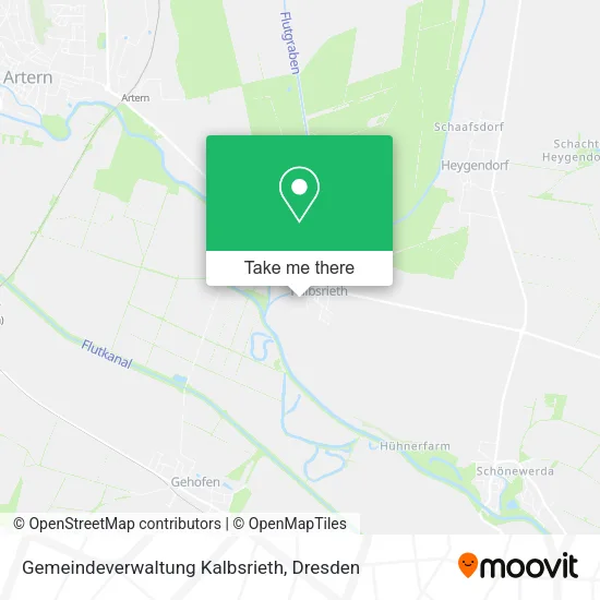 Карта Gemeindeverwaltung Kalbsrieth