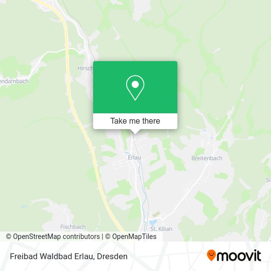 Карта Freibad Waldbad Erlau