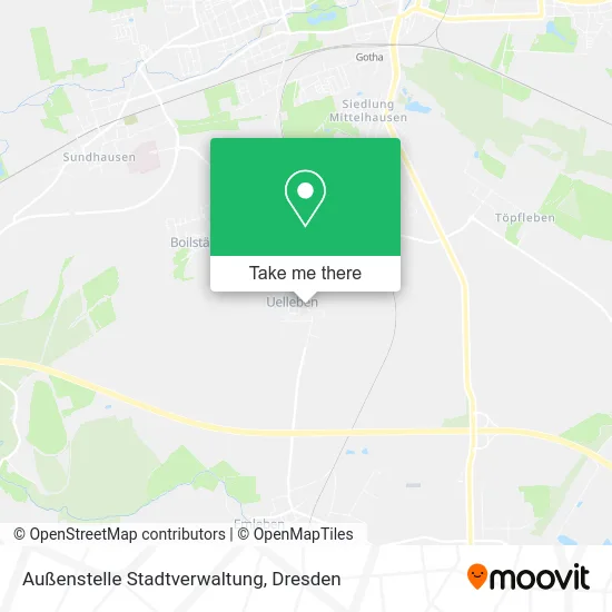 Карта Außenstelle Stadtverwaltung