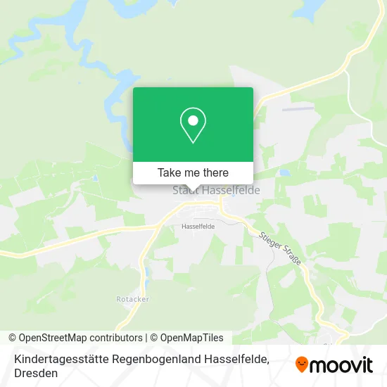 Карта Kindertagesstätte Regenbogenland Hasselfelde