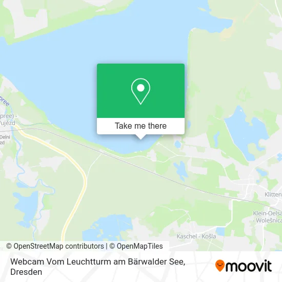 Карта Webcam Vom Leuchtturm am Bärwalder See