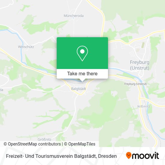 Карта Freizeit- Und Tourismusverein Balgstädt