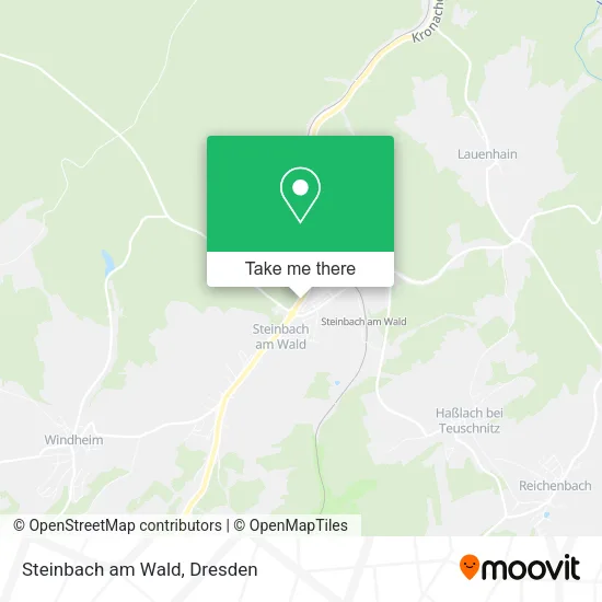 Карта Steinbach am Wald