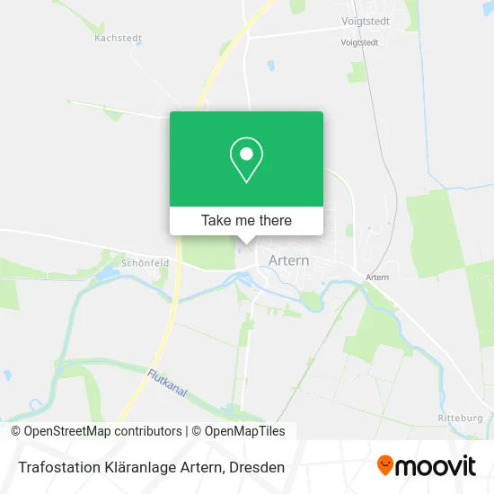 Карта Trafostation Kläranlage Artern