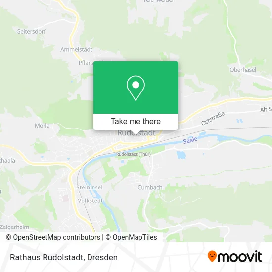 Rathaus Rudolstadt map