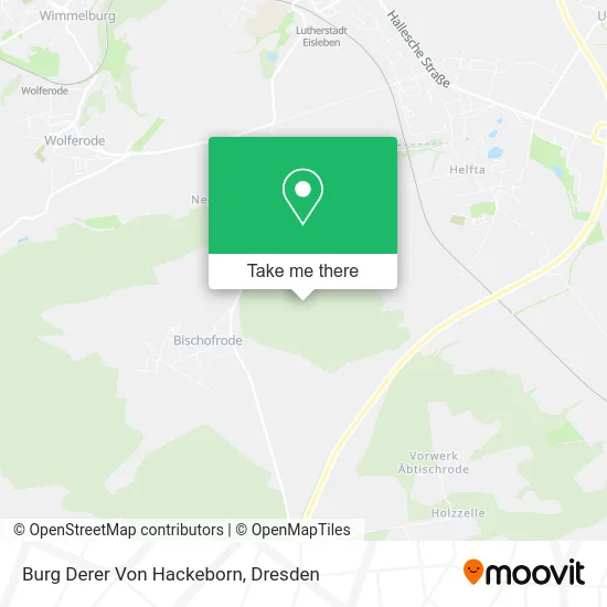 Карта Burg Derer Von Hackeborn
