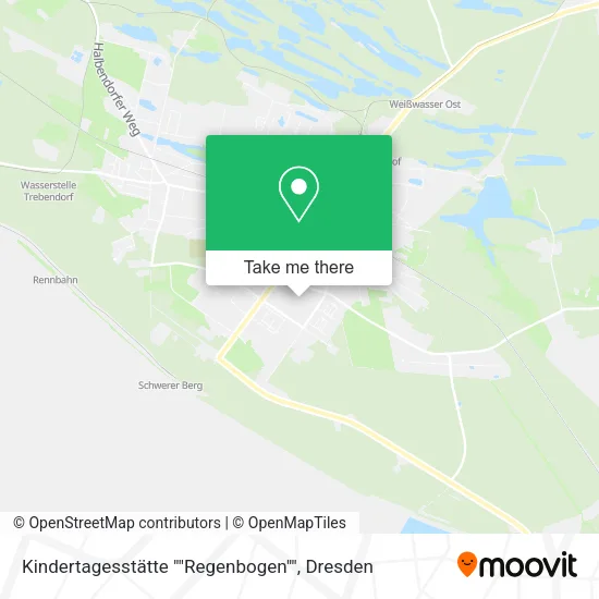 Карта Kindertagesstätte ""Regenbogen""