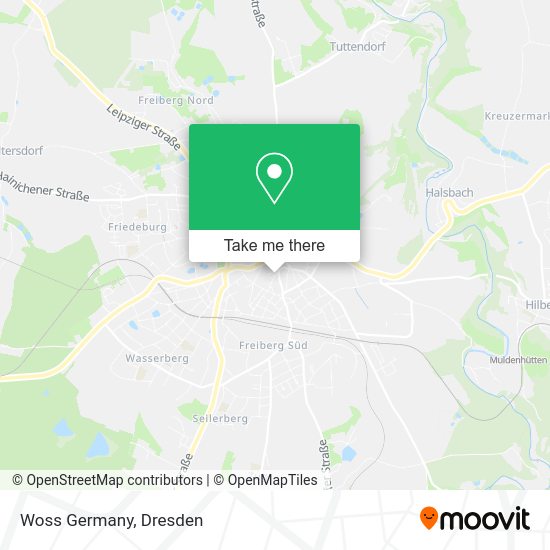 Карта Woss Germany