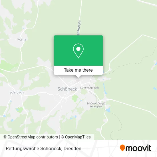 Карта Rettungswache Schöneck