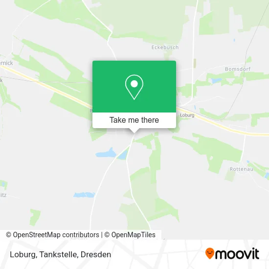 Карта Loburg, Tankstelle