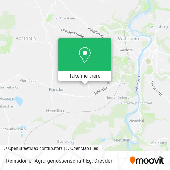 Карта Reinsdorfer Agrargenossenschaft Eg