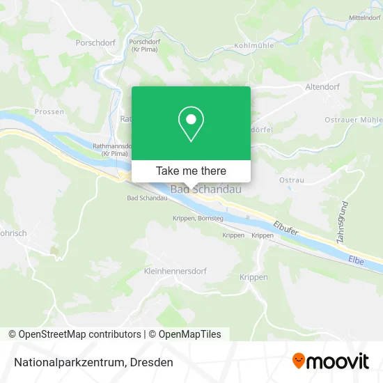 Карта Nationalparkzentrum