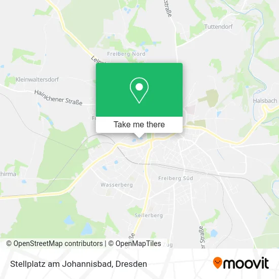 Карта Stellplatz am Johannisbad