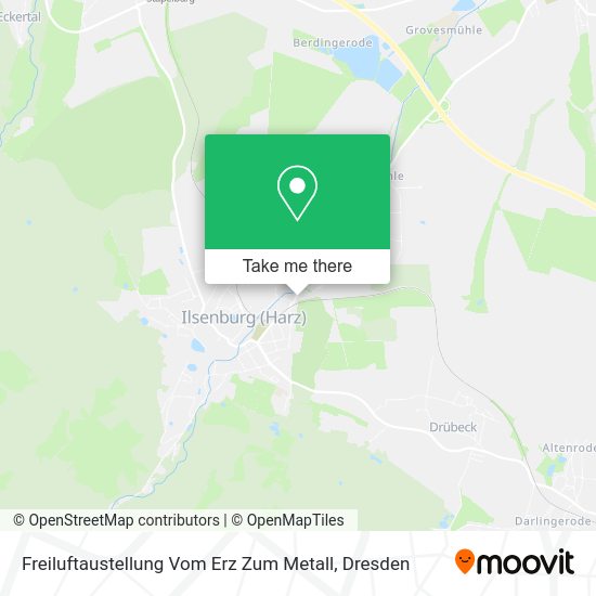 Карта Freiluftaustellung Vom Erz Zum Metall