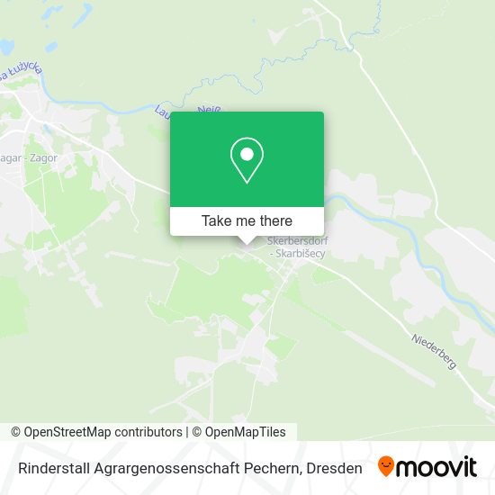 Карта Rinderstall Agrargenossenschaft Pechern