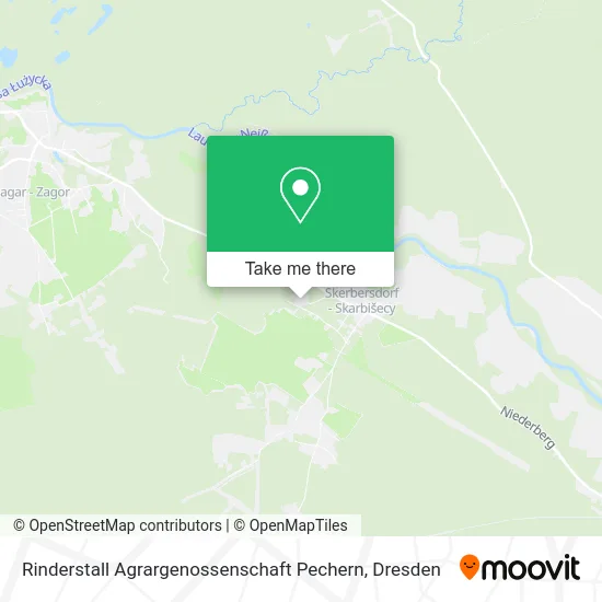 Карта Rinderstall Agrargenossenschaft Pechern