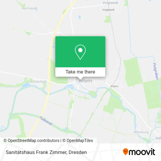 Карта Sanitätshaus Frank Zimmer