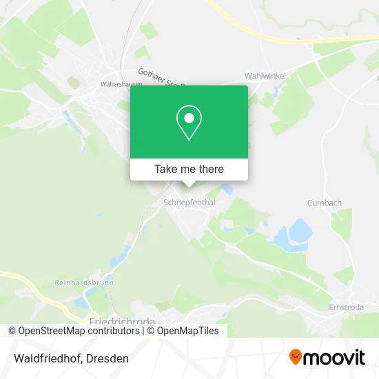 Карта Waldfriedhof