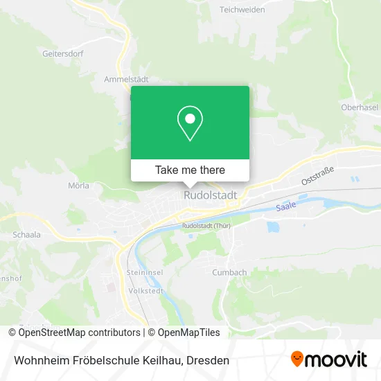 Карта Wohnheim Fröbelschule Keilhau