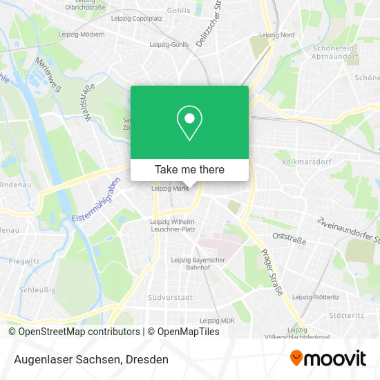 Карта Augenlaser Sachsen