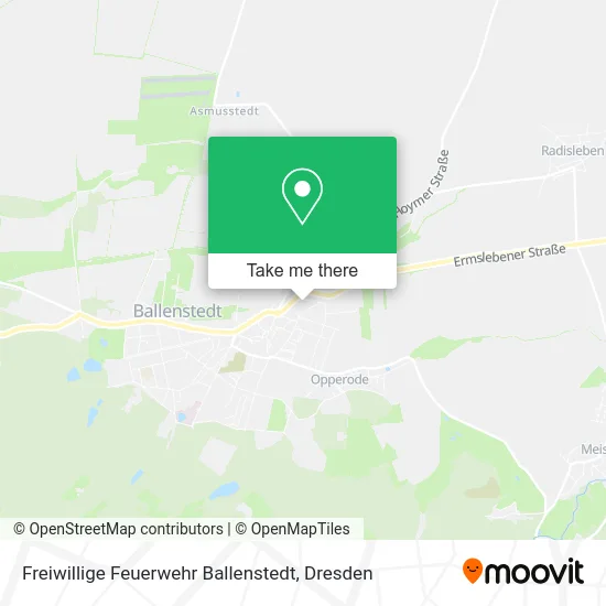 Карта Freiwillige Feuerwehr Ballenstedt