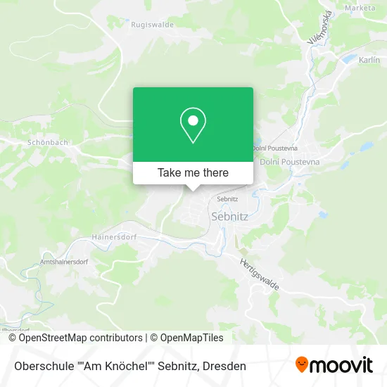 Карта Oberschule ""Am Knöchel"" Sebnitz