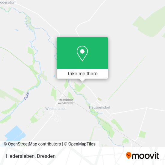 Карта Hedersleben