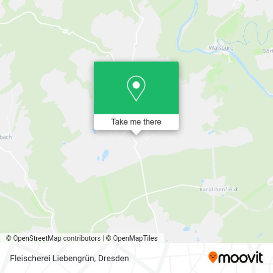 Карта Fleischerei Liebengrün