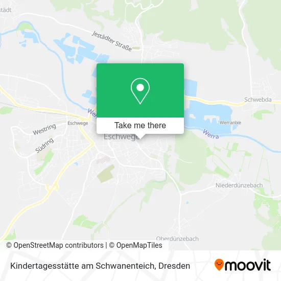 Карта Kindertagesstätte am Schwanenteich