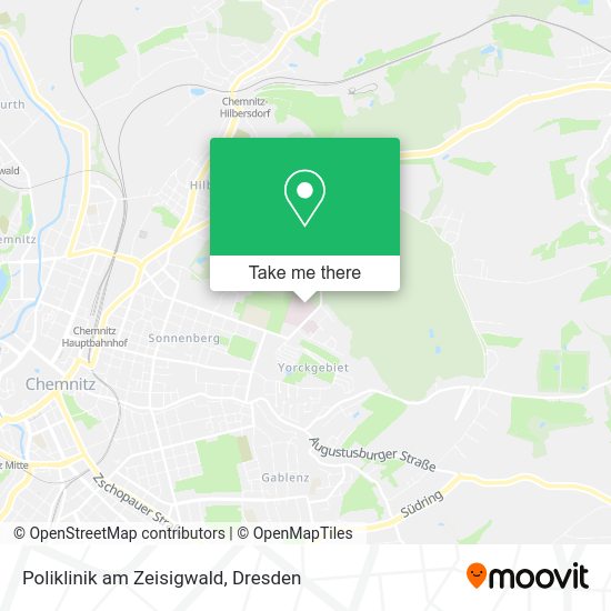 Карта Poliklinik am Zeisigwald