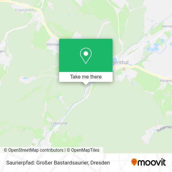 Карта Saurierpfad: Großer Bastardsaurier